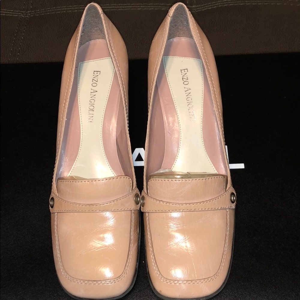 Enzo Angoilini Rose’ colored kitten heel.Pale Pink